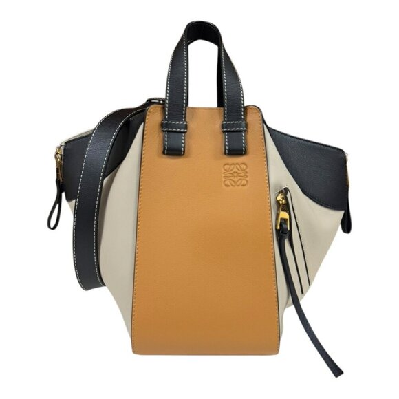 LOEWE Black Leather Hammock Shoulder Bag - Picture 1 of 7